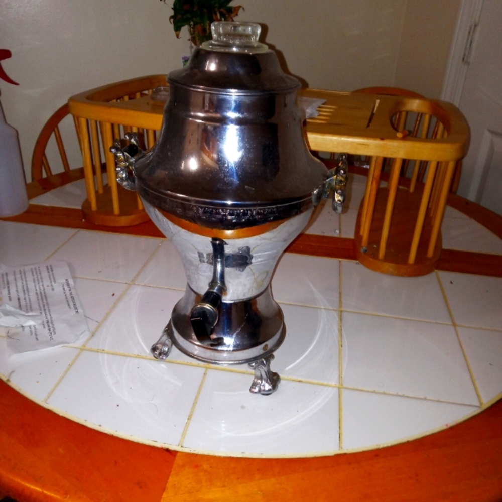 Vintage coffee or tea percolator